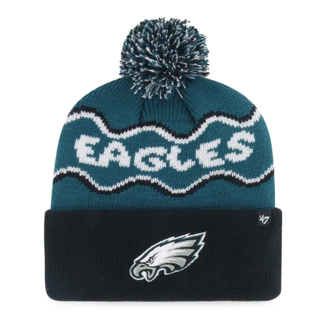 Philadelphia Eagles SQUIGGLE SCRIPT '47 MANCHETTE ENFANT TRICOT