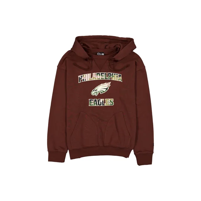 Philadelphia Eagles Sweat à capuche marron avec logo camouflage