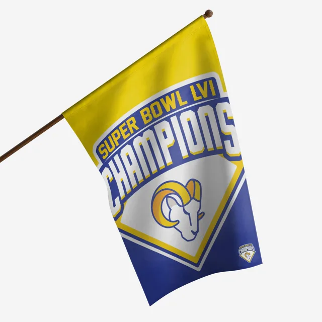 Los Angeles Rams Drapeau vertical des champions du Super Bowl LVI