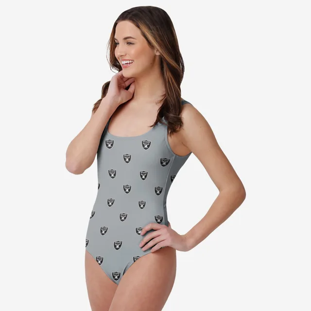 Las Vegas Raiders Maillot de bain une pièce à imprimé mini pour femme