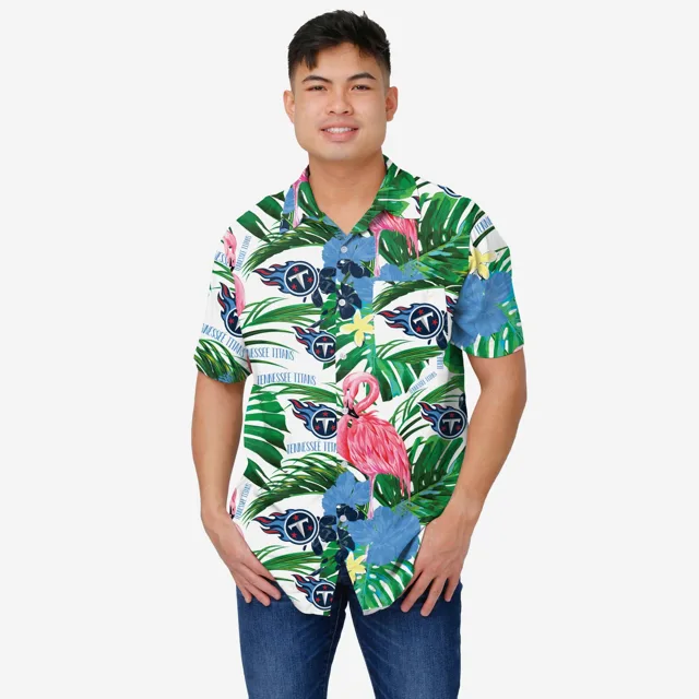 Tennessee Titans Chemise boutonnée flamant rose