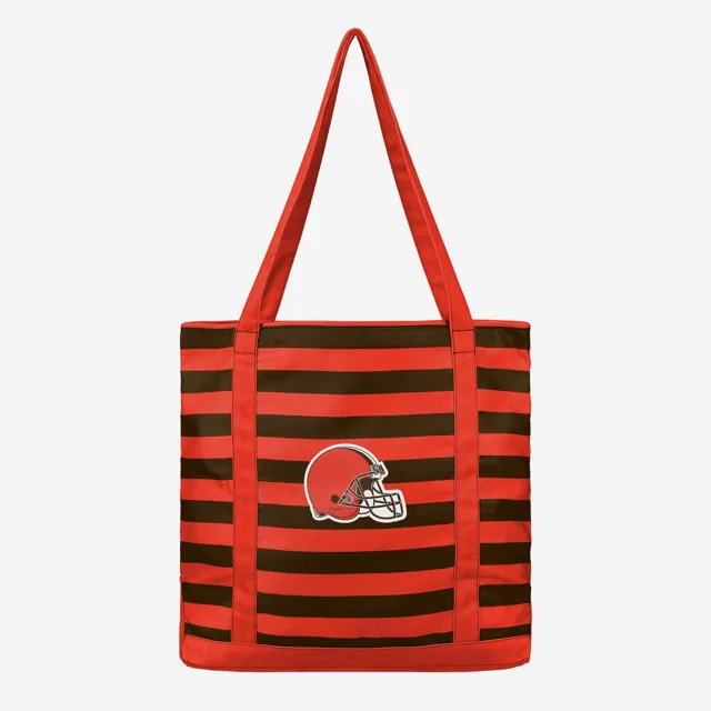 Cleveland Browns Sac fourre-tout en toile à rayures