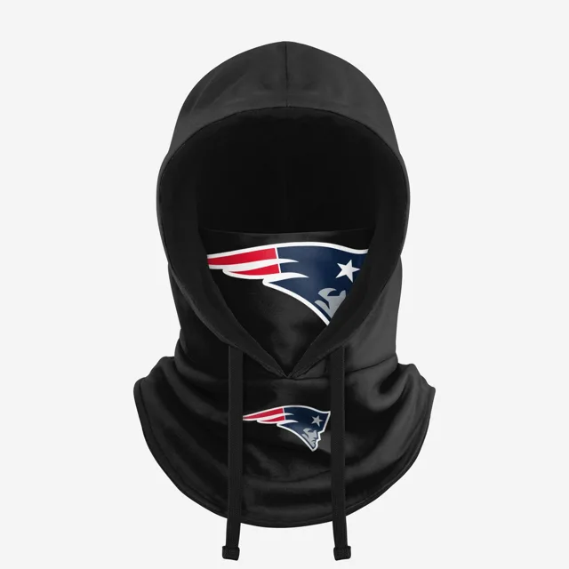 New England Patriots Guêtre à capuche noire avec cordon de serrage