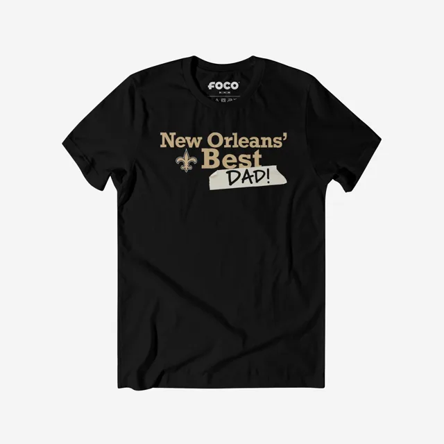 New Orleans Saints T-shirt le meilleur papa du monde
