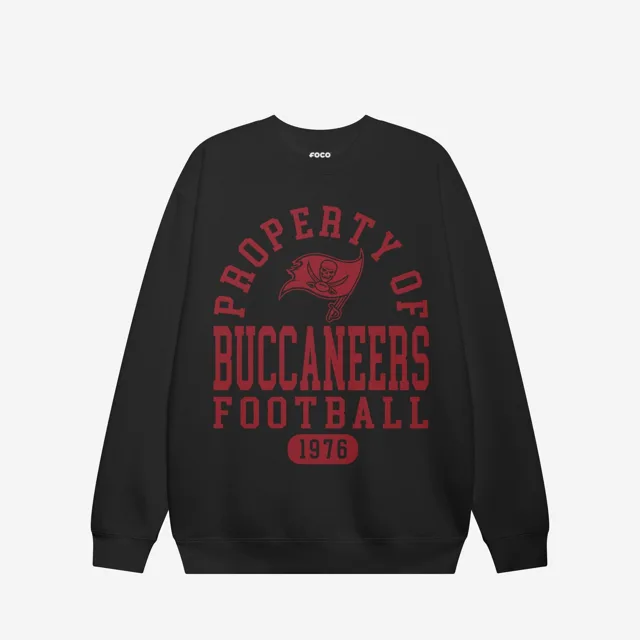 Tampa Bay Buccaneers Propriété du sweat-shirt à col rond