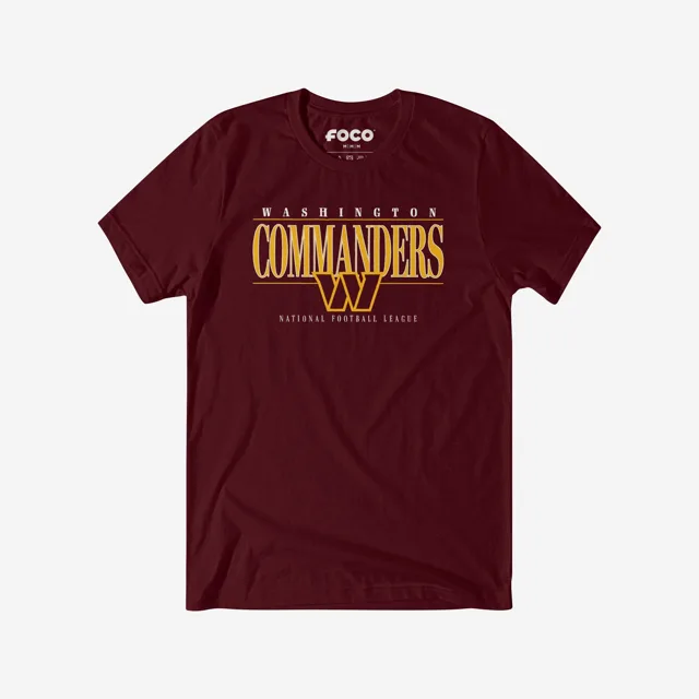 T-shirt à barre signature Washington Commanders