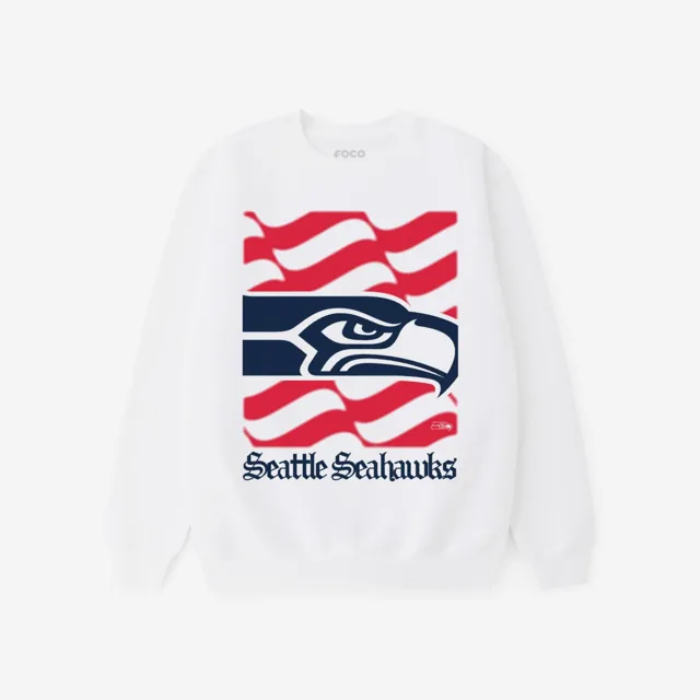 Seattle Seahawks Sweat-shirt à col rond avec logo American Heritage