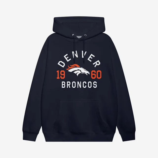 Sweat à capuche imprimé Denver Broncos Heritage
