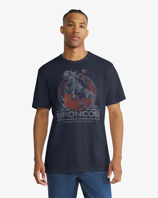 Denver Broncos EMBLÈME HISTORIQUE MARQUE '47 SCRUM TEE