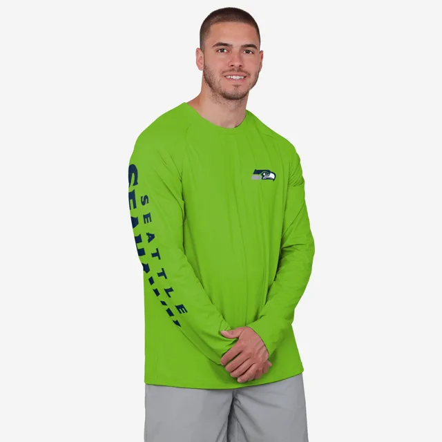 Maillot de bain à manches longues Seattle Seahawks Rash Guard