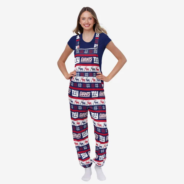 New York Giants Salopette à bretelles Ugly Home Gating pour femme