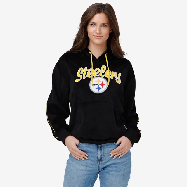 Pittsburgh Steelers Sweat à capuche en velours pour femme