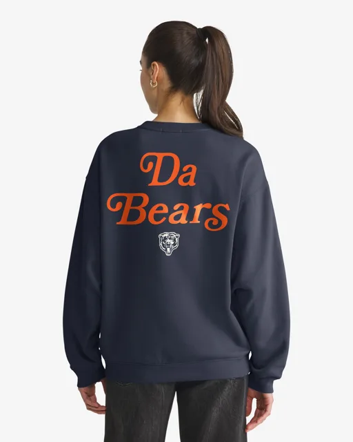 Chicago Bears HISTORIQUE SHOUT IT OUT '47 OVERSIZED CREW FEMME