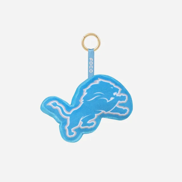 Detroit Lions Porte-clés avec logo de l'équipe en peluche