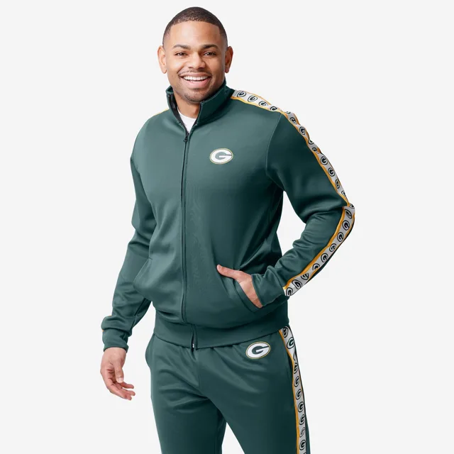 Green Bay Packers Veste de survêtement à logo rayé
