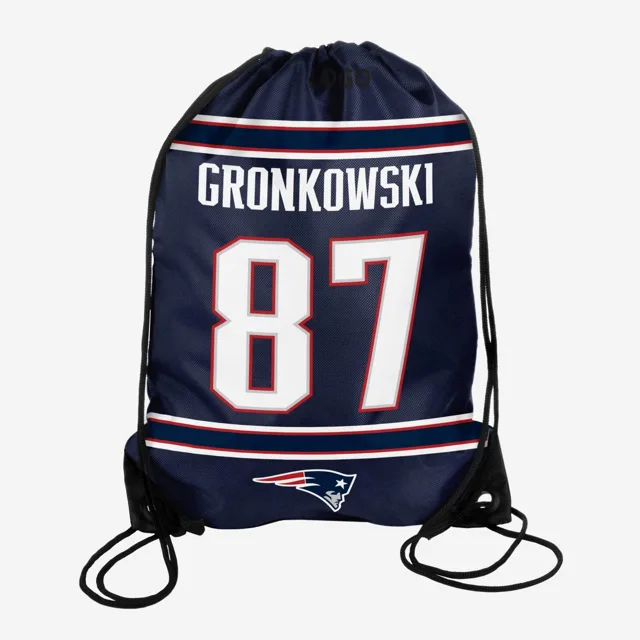 Rob Gronkowski New England Patriots Sac à dos avec cordon de serrage