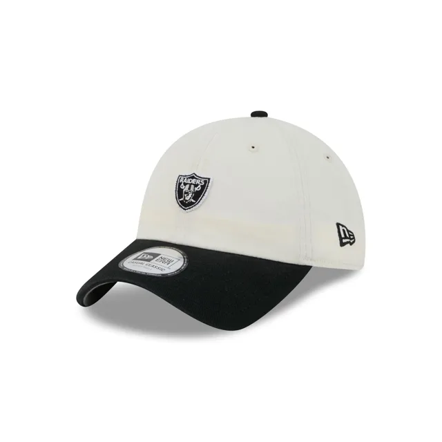 Las Vegas Raiders Mini Logo Chrome Blanc Chapeau réglable classique décontracté
