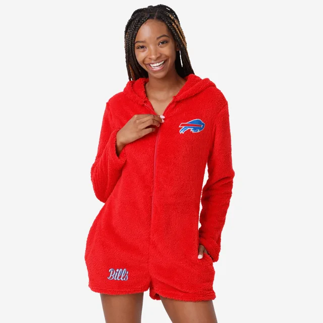 Buffalo Bills Pyjama une pièce court et confortable pour femme