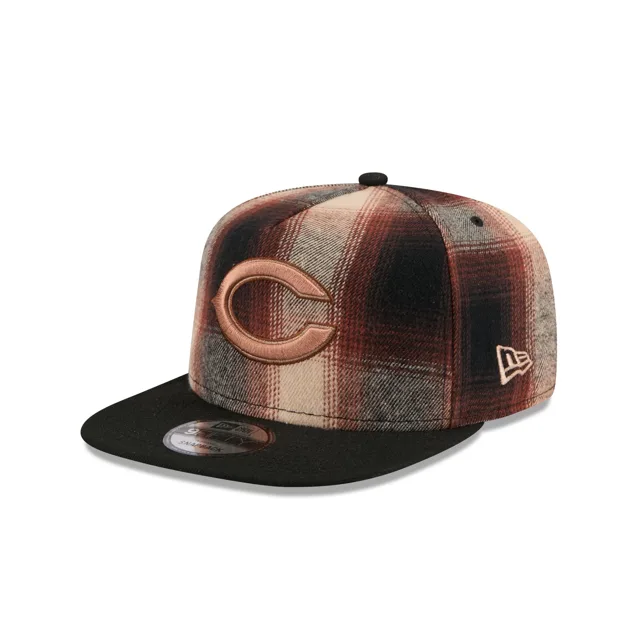 Chicago Bears Chapeau réglable à carreaux grunge 9FIFTY A-Frame