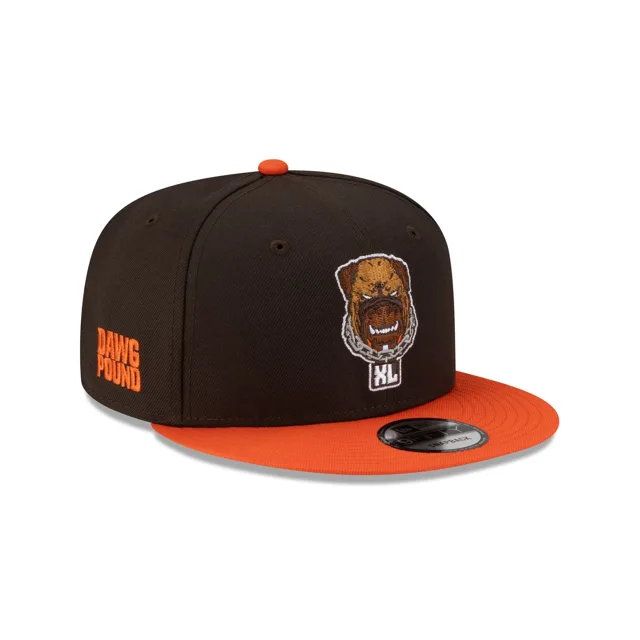 Cleveland Browns Dawg Pound 40e anniversaire 9FIFTY Casquette Snapback