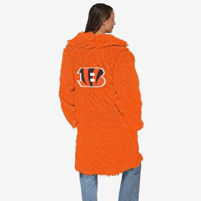 Cincinnati Bengals Veste longue en fausse fourrure