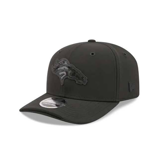 Denver Broncos 2026 Sideline Noir 9SEVENTY Chapeau extensible à bouton-pression
