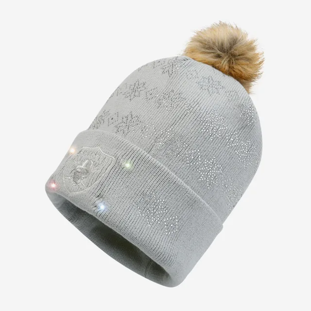 Bonnet lumineux à strass Las Vegas Raiders