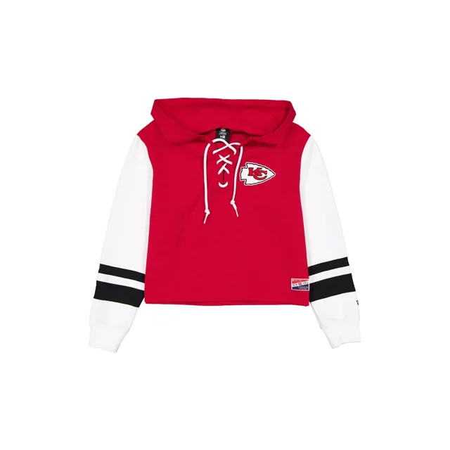 Kansas City Chiefs Throwback Tie Sweat à capuche pour femme