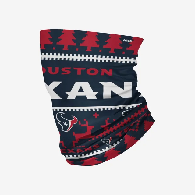 Houston Texans Écharpe guêtre de vacances avec mot-symbole
