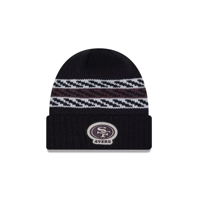 San Francisco 49ers Bonnet en tricot à revers matelassé