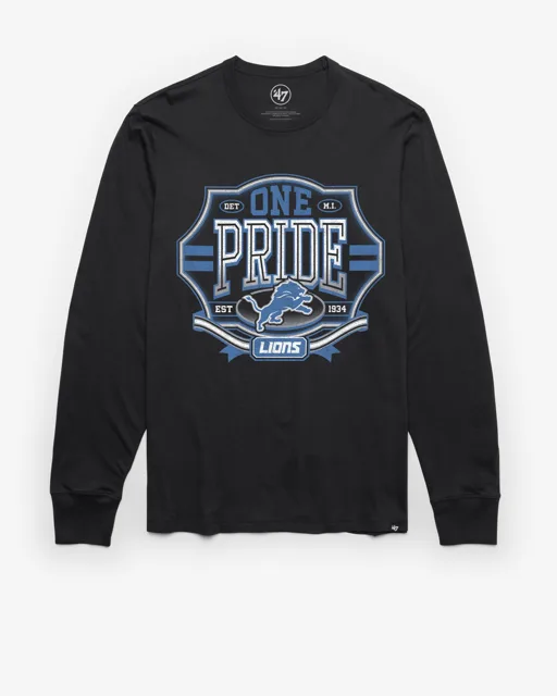 Detroit Lions RÉGIONAL '47 FRANKLIN T-SHIRT À MANCHES LONGUES