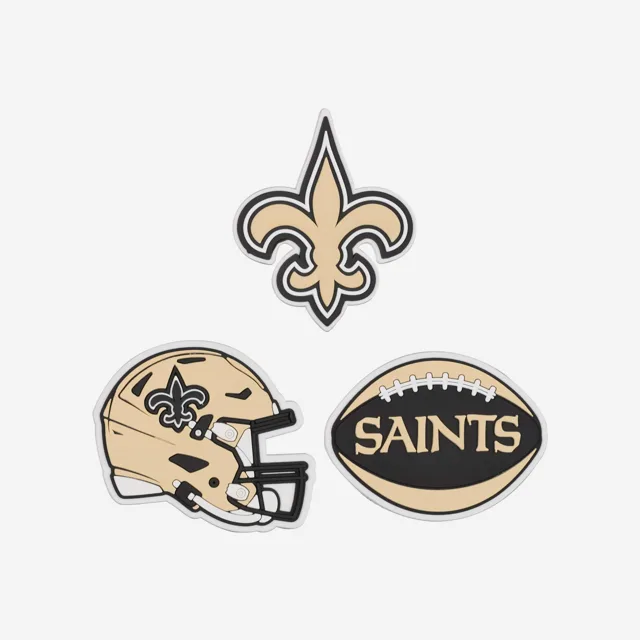 New Orleans Saints Lot de 3 breloques fourre-tout pour hayon