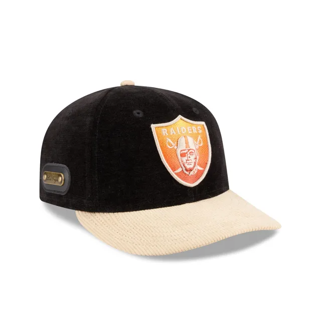 Las Vegas Raiders Chapeau ajusté 59FIFTY à profil bas en velours d'automne
