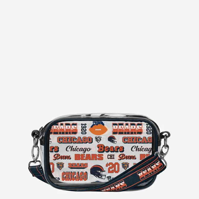 Chicago Bears Répéter Sac à bandoulière transparent à imprimé rétro