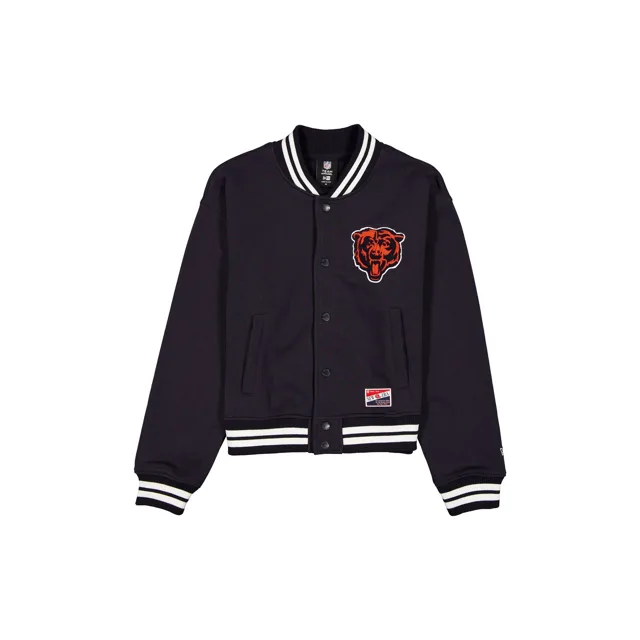 Chicago Bears Throwback Veste à bouton-pression pour femme