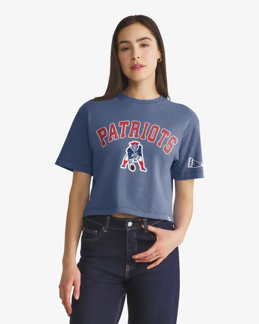New England Patriots HISTORIQUE ELMORE BIEN PORTÉ '47 HEAVY SLUB TEE FEMME