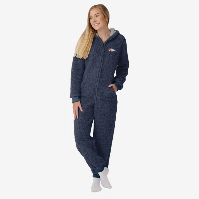 Denver Broncos Pyjama une pièce Sherpa pour femme