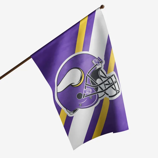 Casque Minnesota Vikings Drapeau vertical