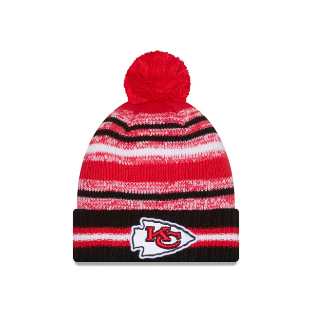 Kansas City Chiefs Bonnet tricoté à pompons