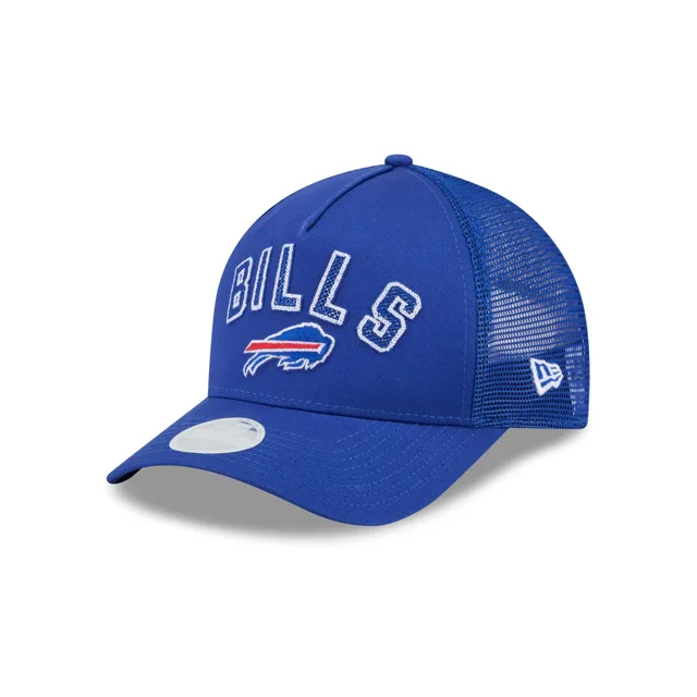Buffalo Bills Casquette de camionneur à cadre en A 9FORTY M-Crown pour femmes avec mot-symbole à sequins