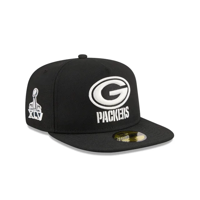 Just Caps Logo ciselé Green Bay Packers 59FIFTY Casquette ajustée en A
