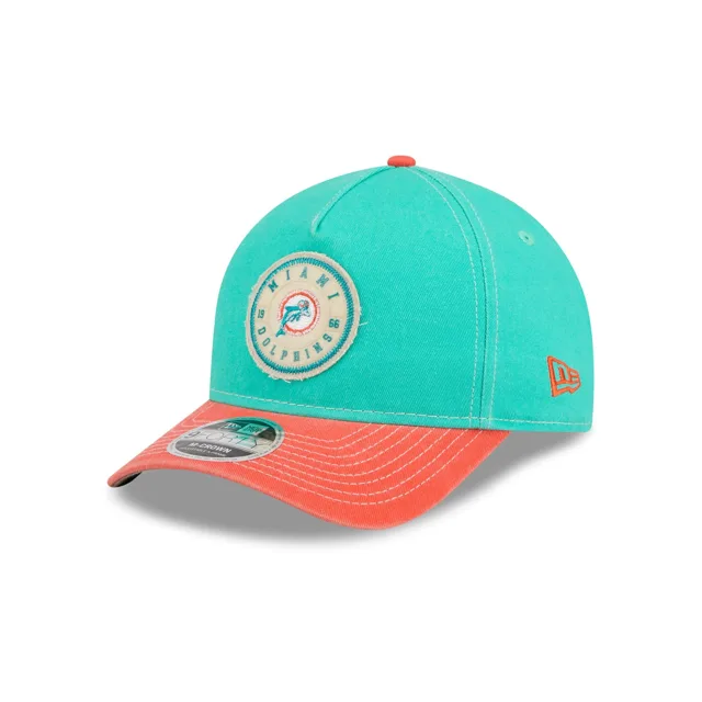 Miami Dolphins Chapeau Snapback en feutre 9FORTY M-Crown A-Frame