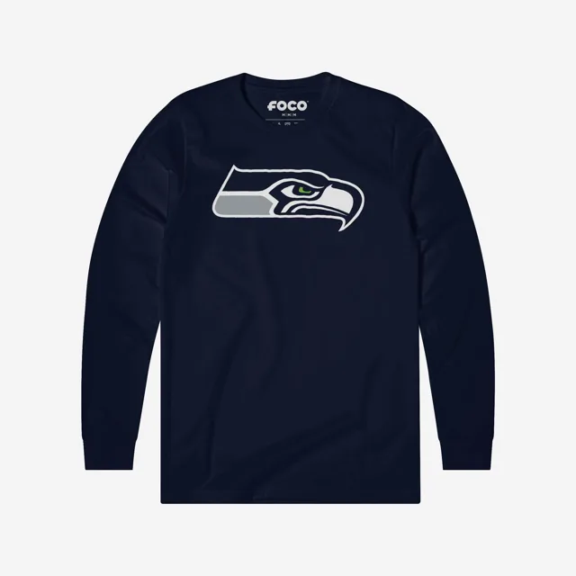 Seattle Seahawks T-shirt à manches longues avec logo principal