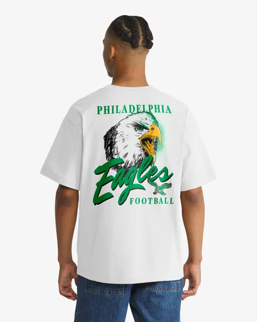 Philadelphia Eagles SCRIPT DE SUPPORT HISTORIQUE ILLUSTRÉ '47 FOUNDATION TEE