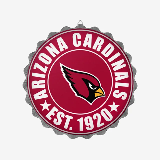 Panneau mural Arizona Cardinals pour bouchon de bouteille
