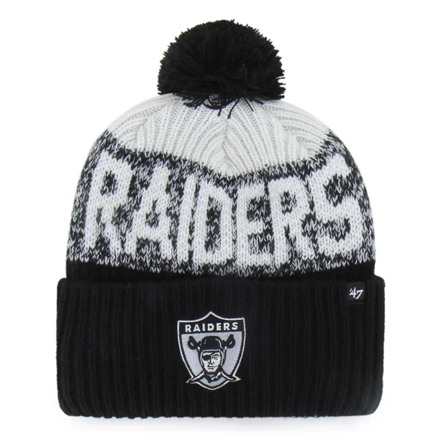 Las Vegas Raiders Tricot à revers historique Bone Chill '47