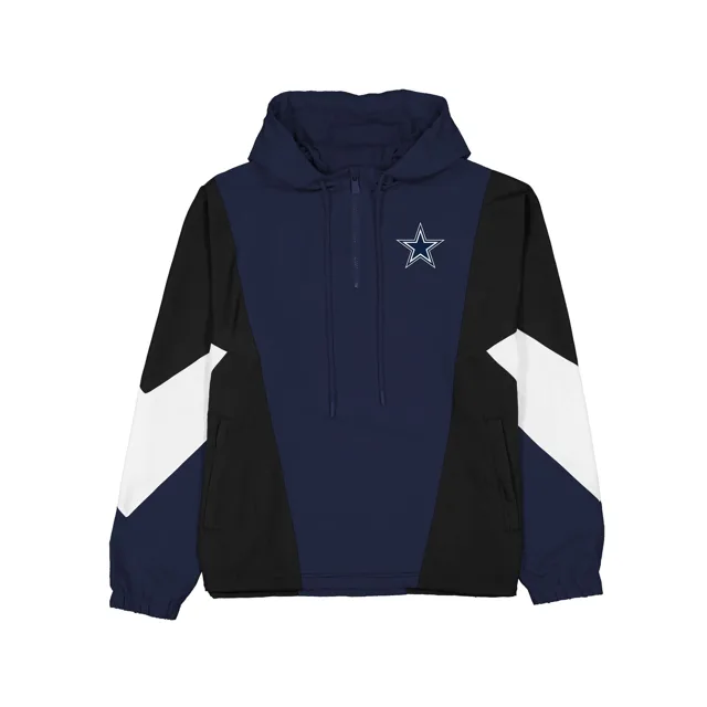 Dallas Cowboys Coupe-vent multicolore à quart de zip