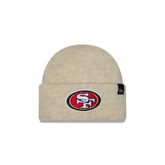 San Francisco 49ers Bonnet en laine gris chiné à revers court