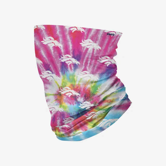Denver Broncos Écharpe guêtre pastel tie-dye