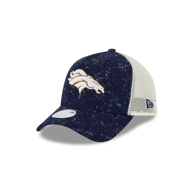 Denver Broncos Casquette de camionneur en tricot 9FORTY A-Frame pour femmes